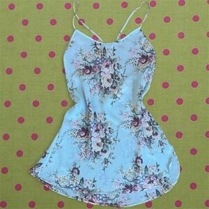 Vintage Gold Label Victoria Secret Floral Slip Dress